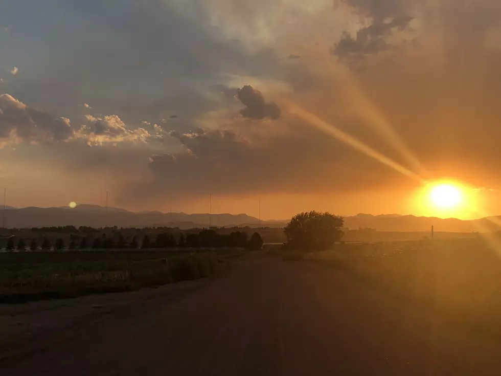 Wildfire Burning West of Fort Collins