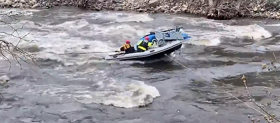 Poudre Fire Rescues Rafters from River Over the Weekend
