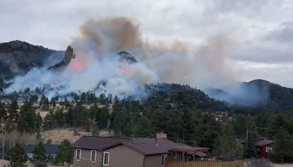 Estes Park Residents Show Just How Close Kruger Rock Fire Is Burning