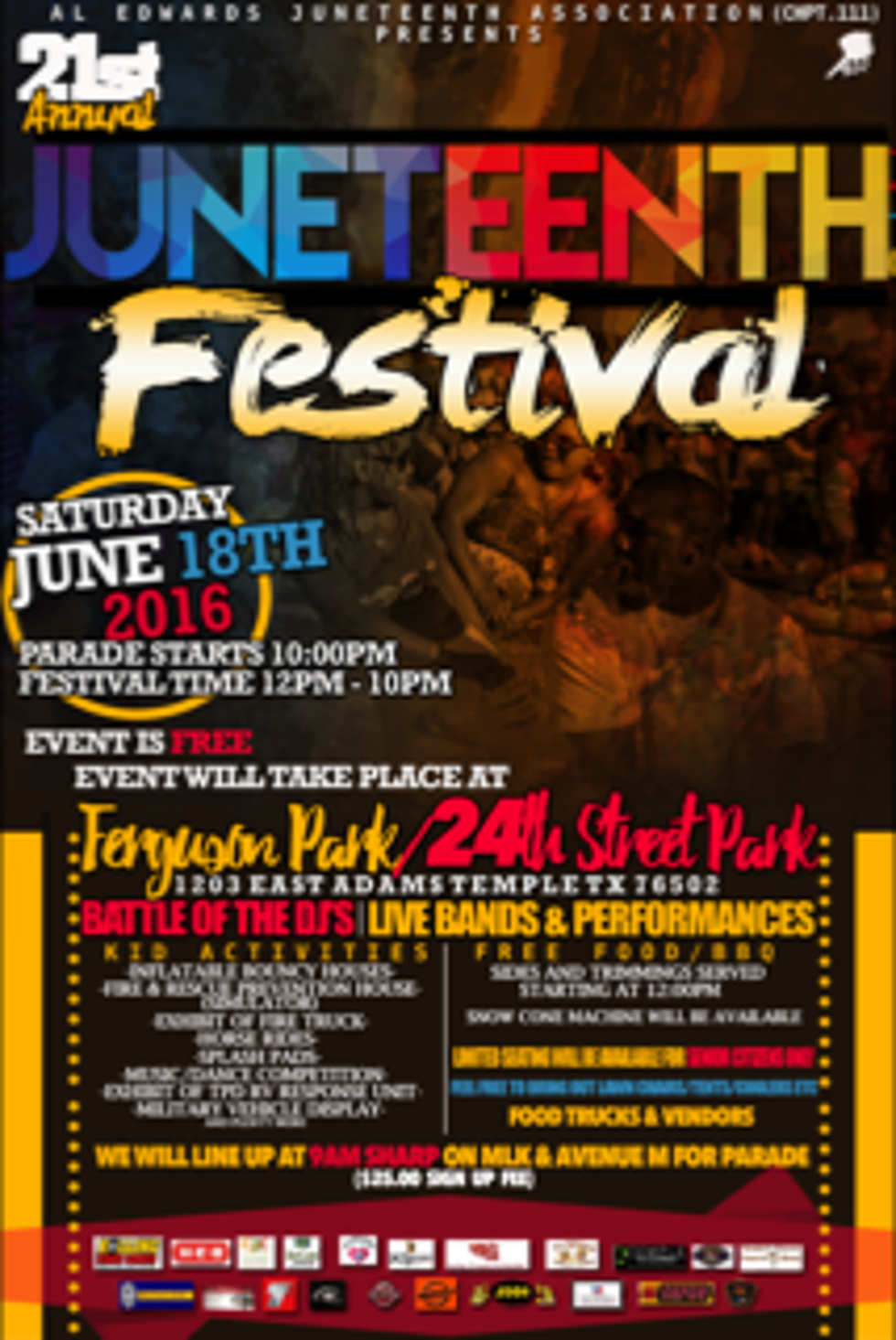 Celebrate Juneteenth In Temple This Weekend!