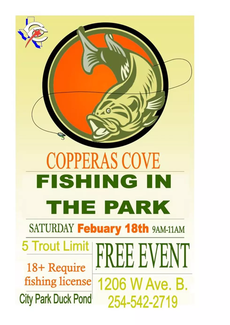 Copperas Cove&#8217;s Free Fishing In The Park Event