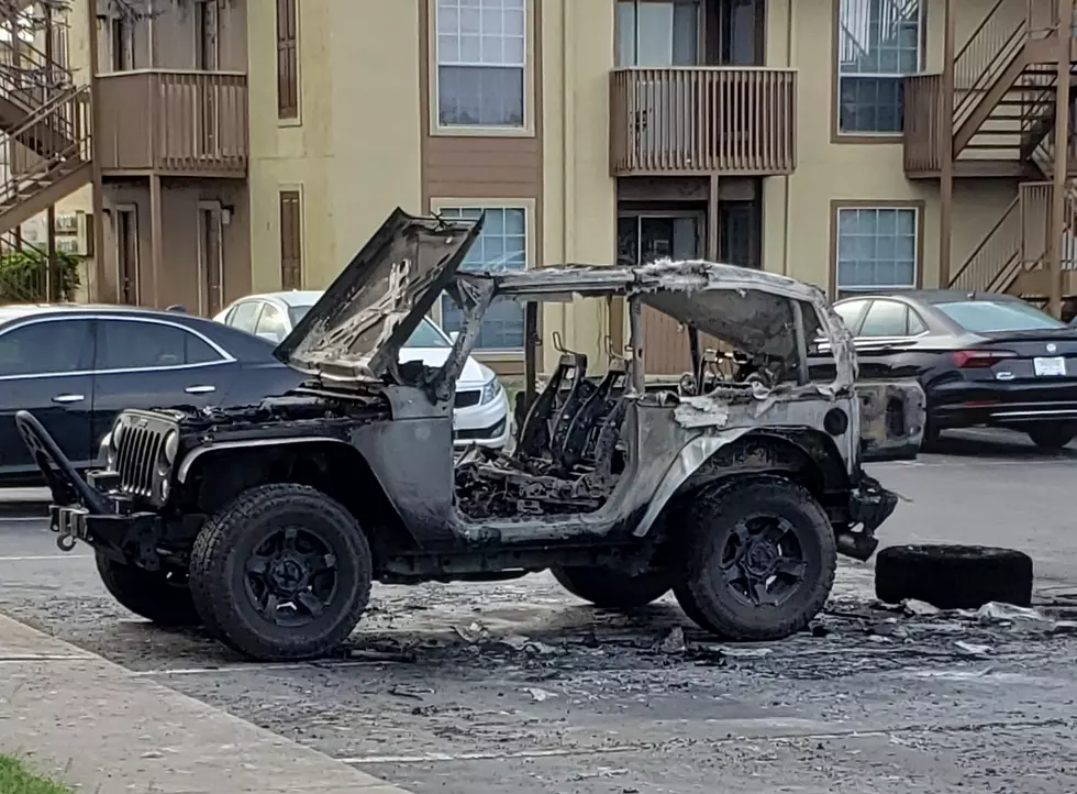 Jeep Catches Fire At Killeen Apartment Complex Caught On Video