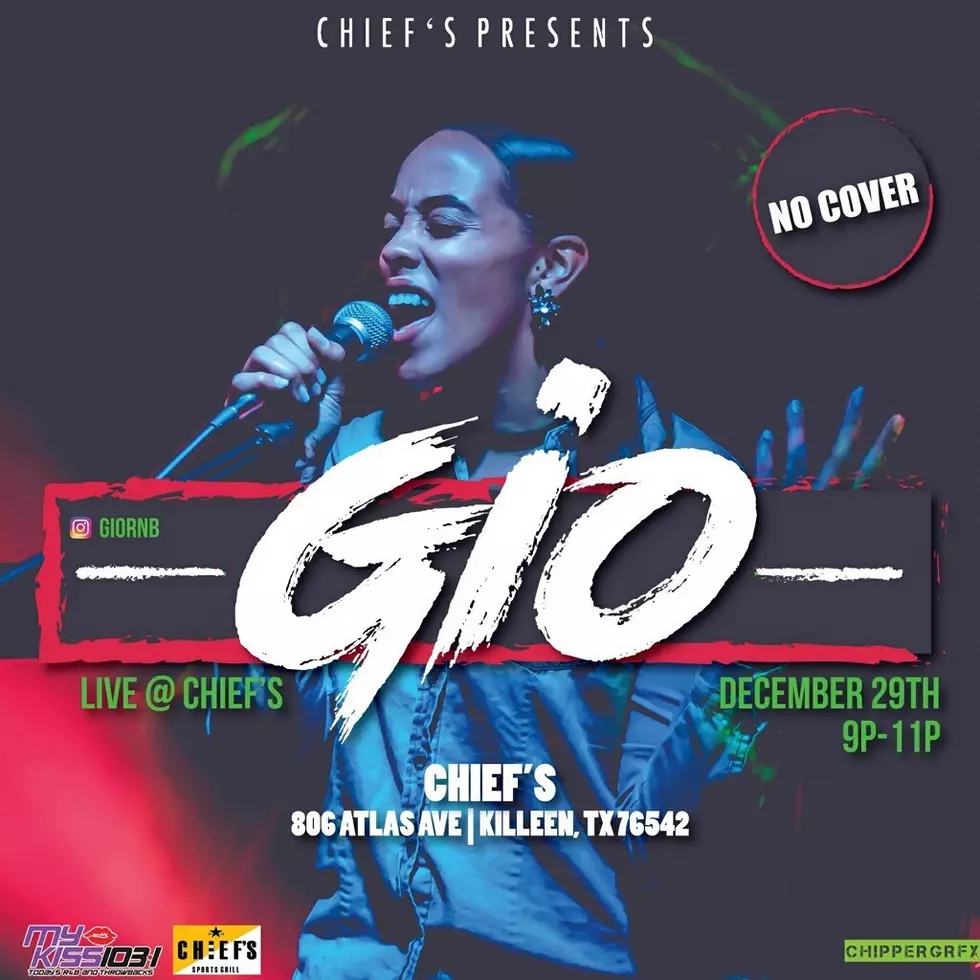 Sunday Night Live At Chief’s Sports Grill Killeen: ‘Gio’ Performs Live