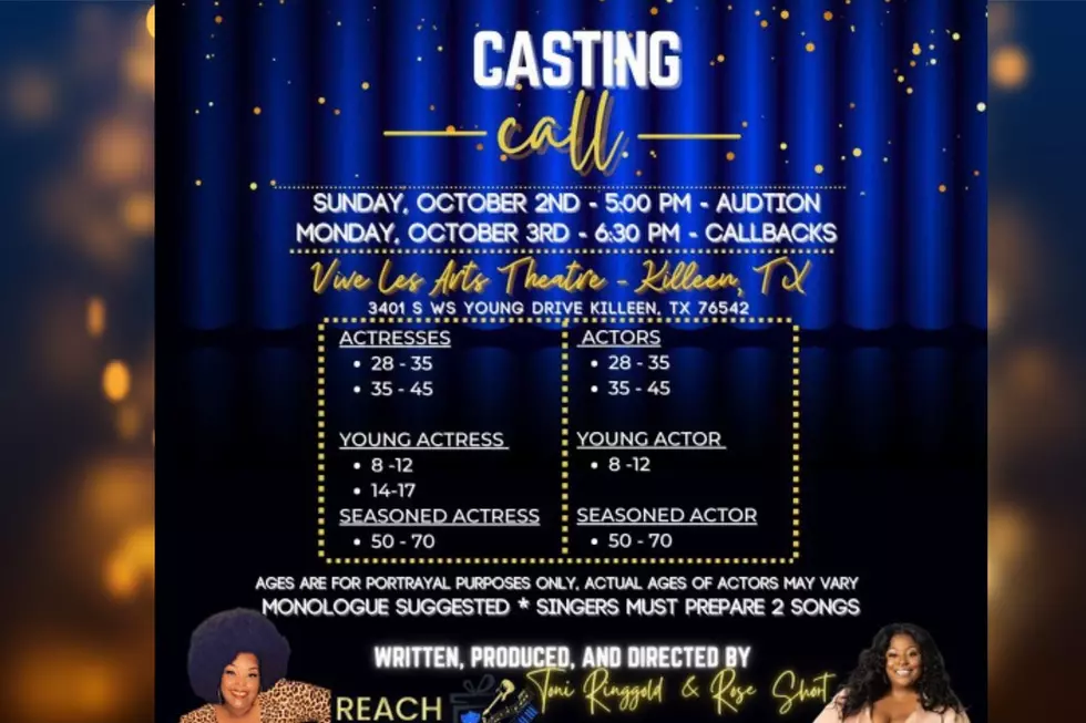 Don’t Miss The Casting Call For A New Play in Killeen, Texas