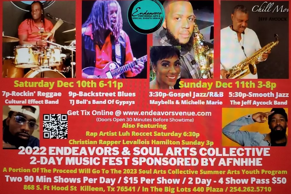 Culture and Chill at the 2022 Endeavors & Soul Arts Music Fest In Killeen, Texas