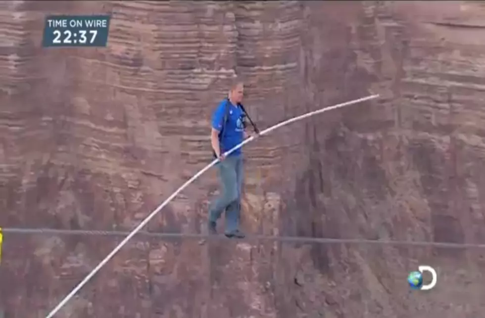 Nik Wallenda Completes his Canyon Walk