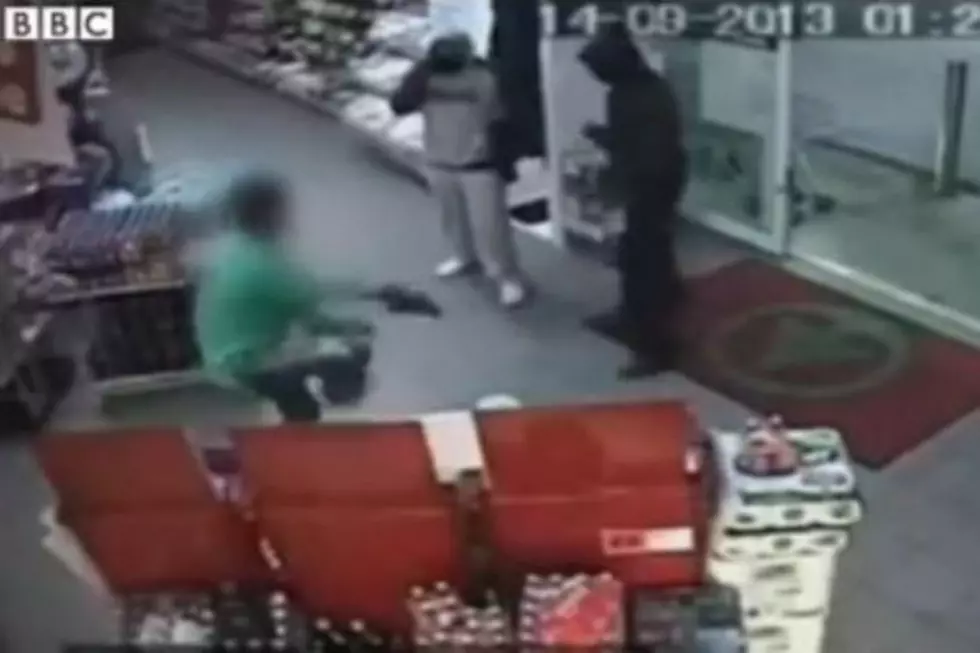 A Store Clerk Brings His Shoe to a Knife Fight and Chases off Two Robbers