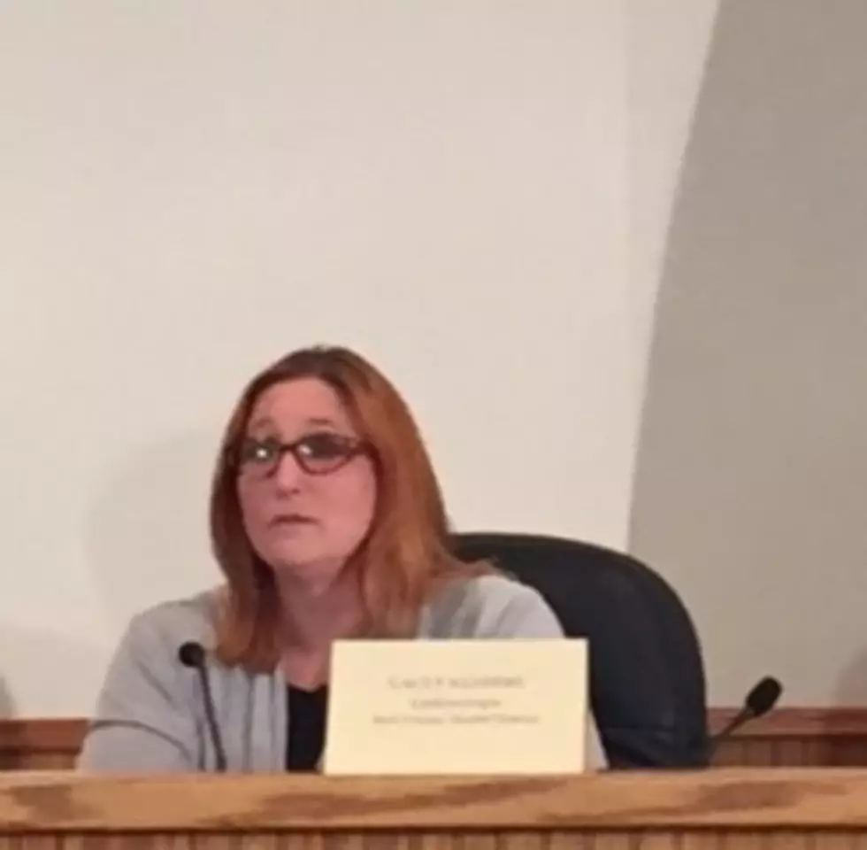 Lacey Sanders, Bell County epidemiologist, at Wednesday press conference. Photo by Tan Curtis.