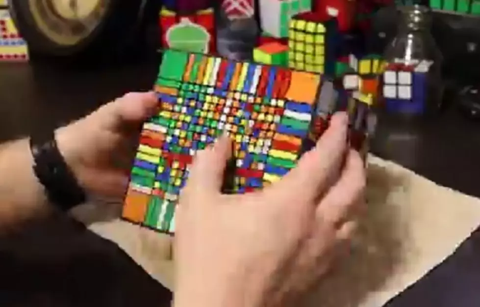Watch a Time-Lapse Video of a Guy Solving the World’s Largest Rubix Cube