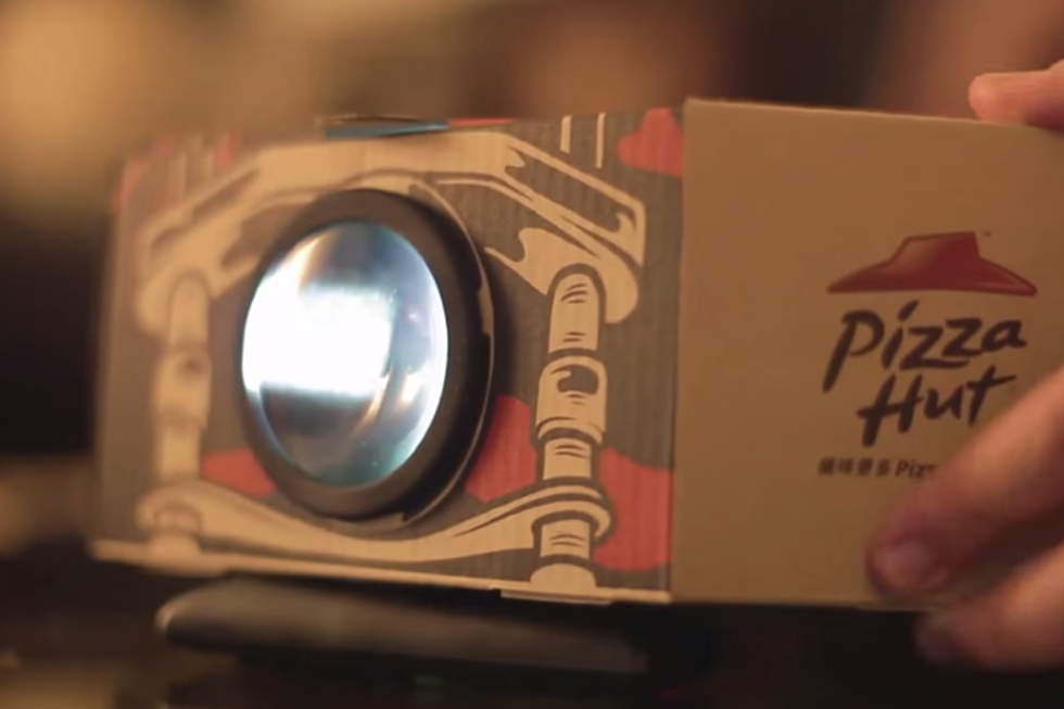 Pizza Hut Making Dinner and a Movie Greasier Than Ever with Box That Becomes Movie Projector