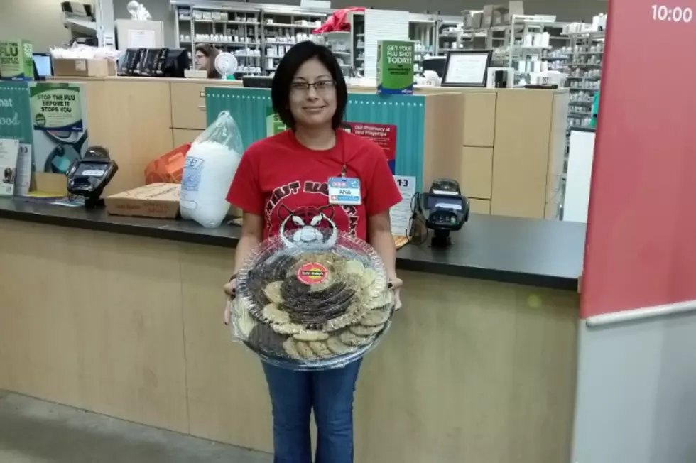 Anna Munoz with the HEB Pharmacy in Belton Wins Free Lunch from Schlotzsky&#8217;s and US105