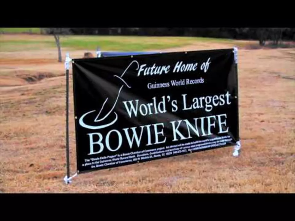 Sharp Landmark in Bowie Aims to Be Largest Knife in the World
