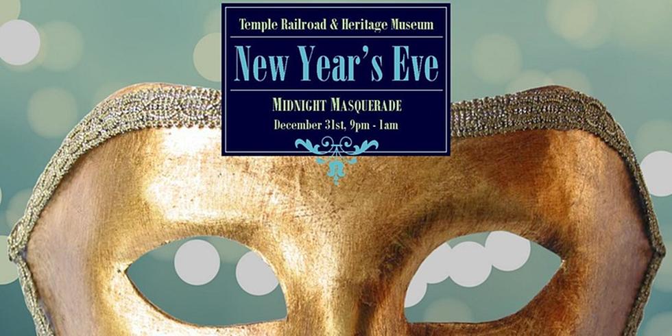 Celebrate New Year’s in Class With Masks at the Temple Railroad and Heritage Museum