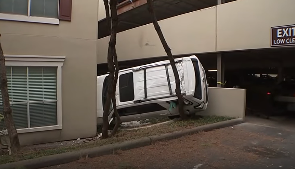 Houston Woman Survives Crash From Third Story of Parking Garage