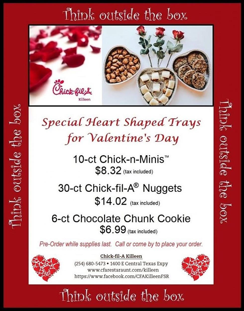 Who needs chocolate for Valentine&#8217;s Day when you can have Chick-Fil-A Nuggets?