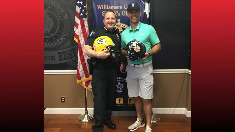 NFL Star Mason Crosby Swears In With The Williamson County Sheriff’s Department