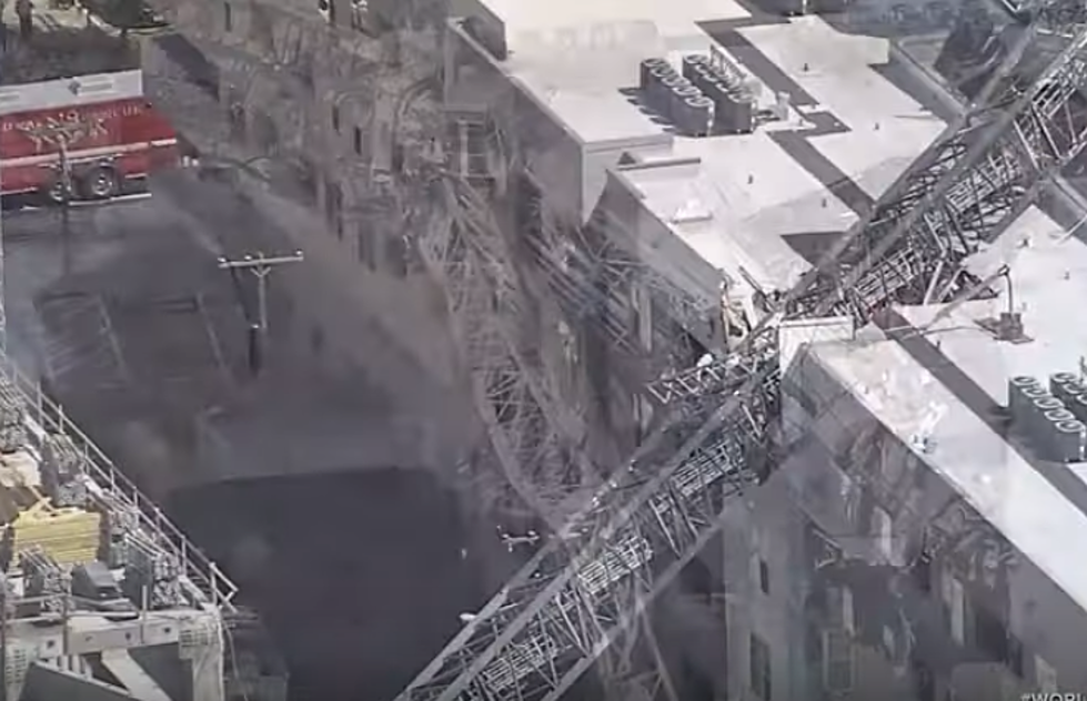 Crane Collapses On Dallas Apartment During Thunderstorm [Video]