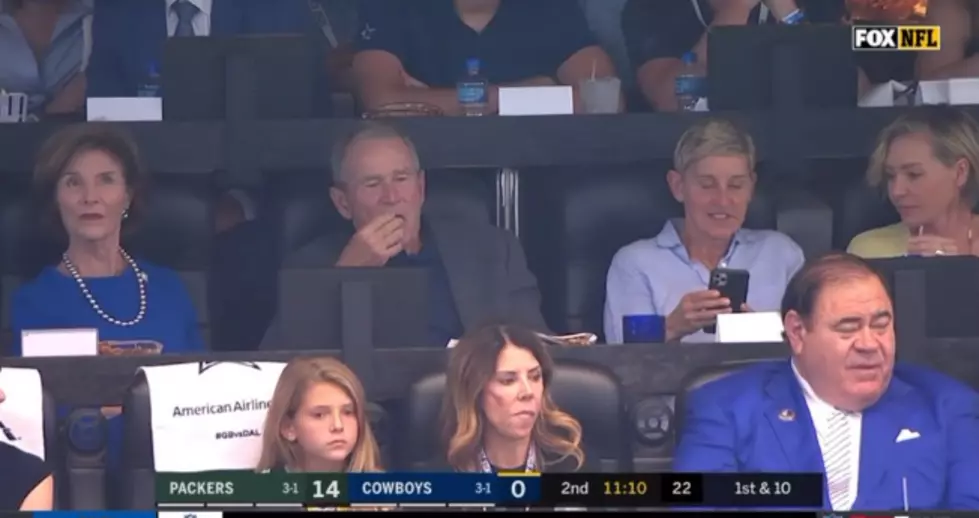 Ellen And George Bush The Highlight Of The Cowboys Game