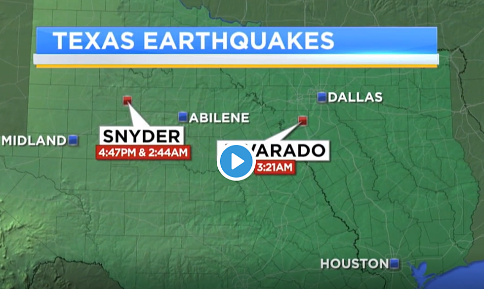 Three Earthquakes Reported in Northwest Texas