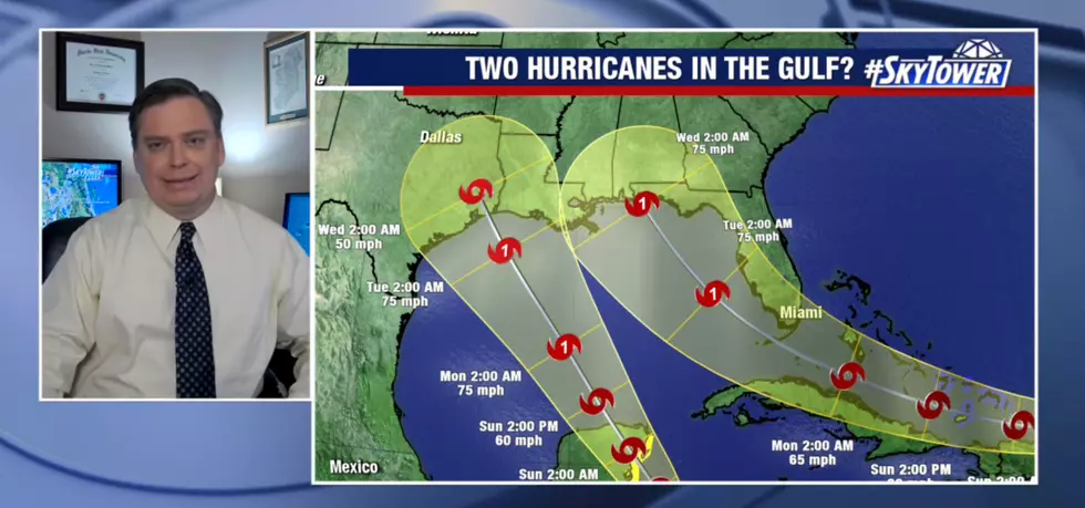 Two Tropical Storms Head Towards The Gulf