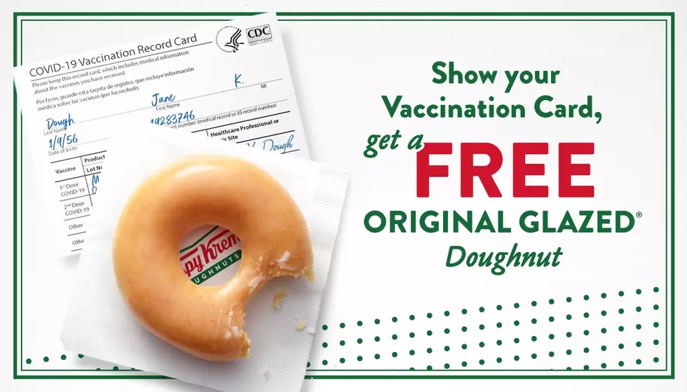 Vaccinated? Krispy Kreme Will Give You Free Doughnuts All Year