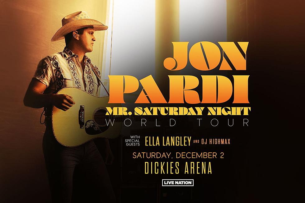 Jon Pardi Mr. Saturday Night World Tour Playing Ft. Worth, Texas