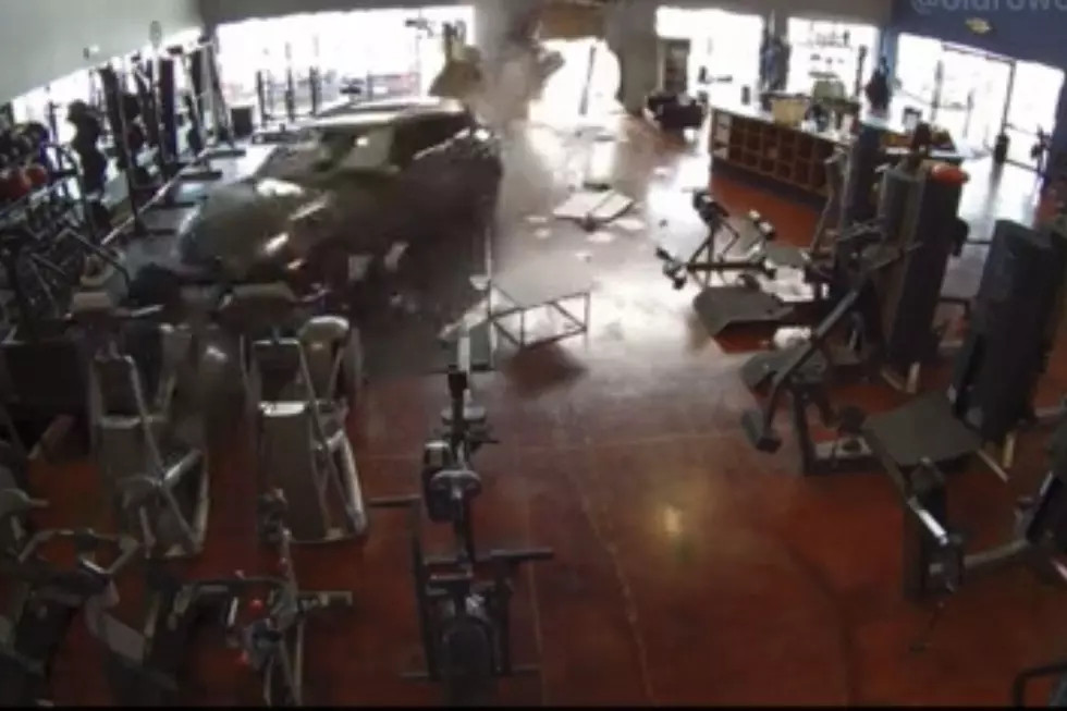 Scary Video Shows Car Crashing Through Dallas, Texas Gym