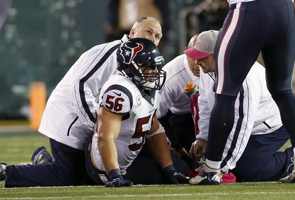 Texans LB Cushing out for season with torn ACL
