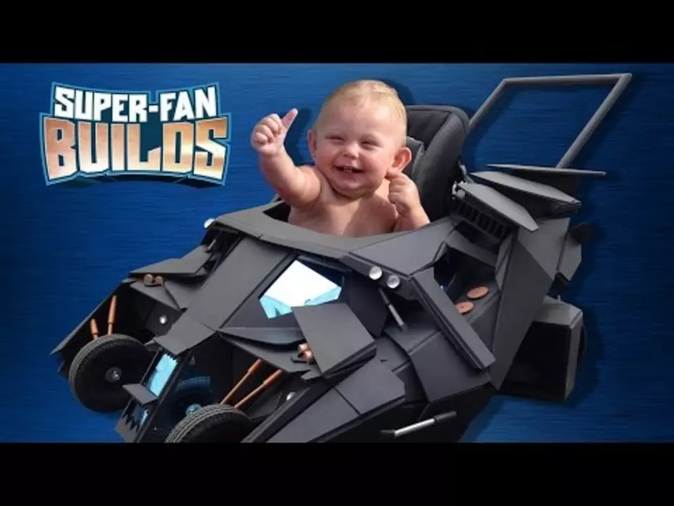 Super-Fan Builds Batmobile Tumbler Baby Stroller