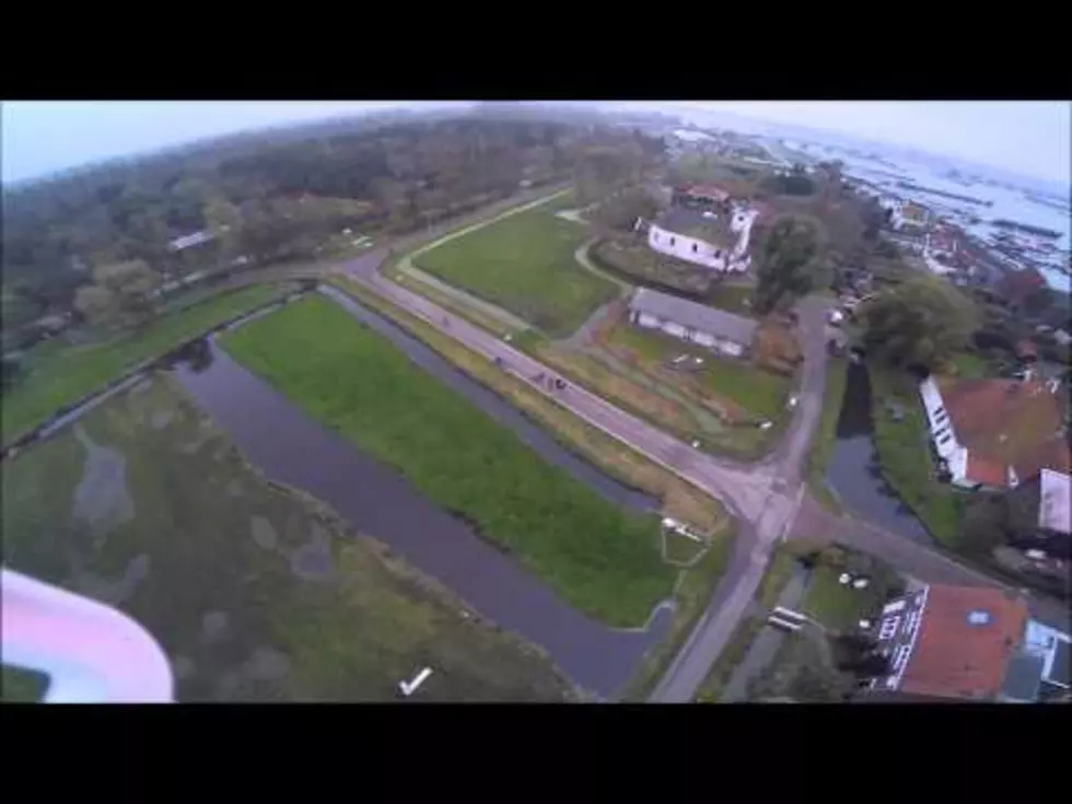 Man Jumps into Water to Save his Drone