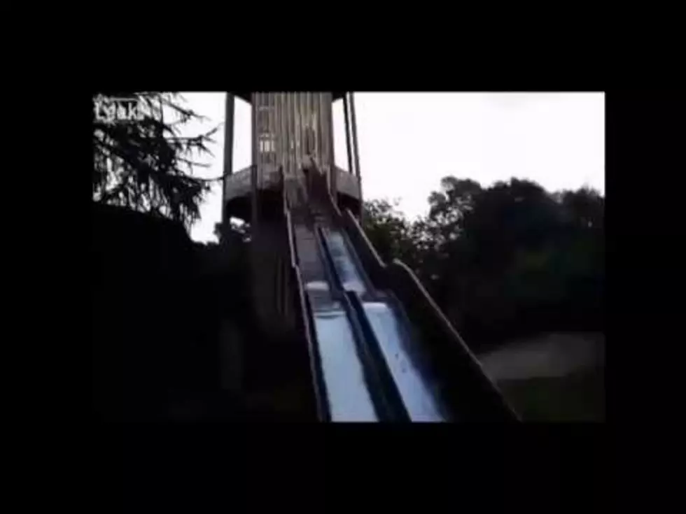 Man Finds Out the Hard Way Why the Slide Ride is Closed
