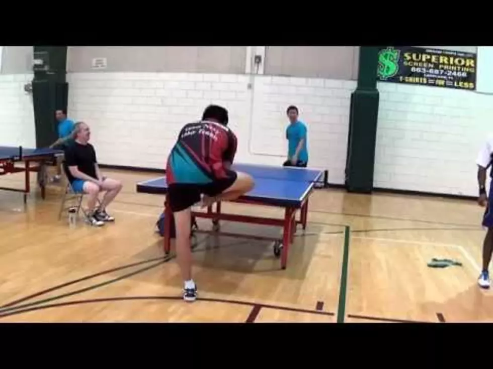 Amazing Ping Pong Shot Amazes Everyone Except His Opponent