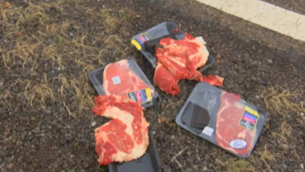 100 MPH Chase Highlighted by Stolen Steaks Thrown at Texas Officer