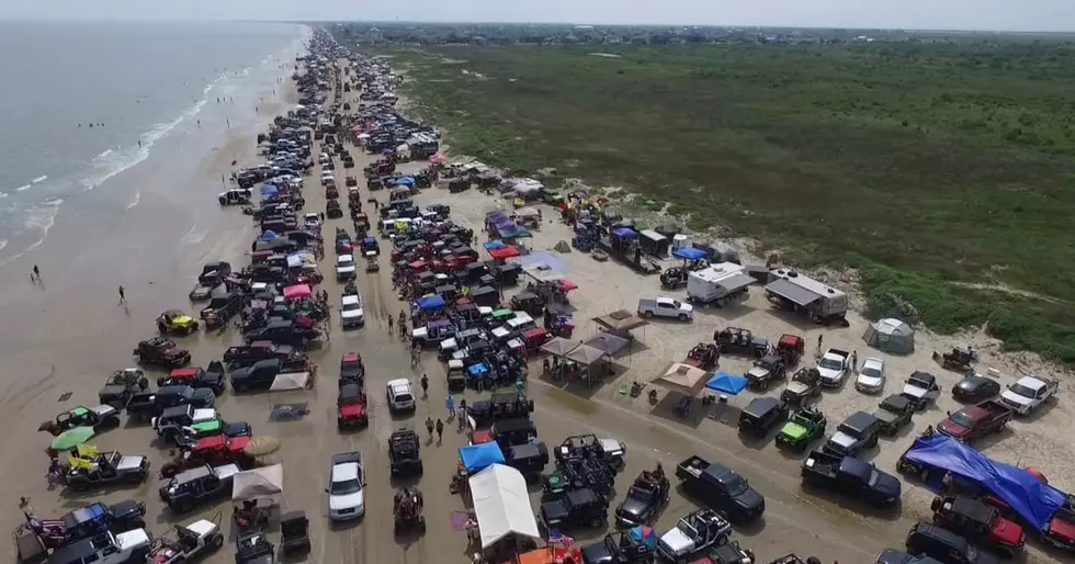 Aerial Footage of Topless Beach Event