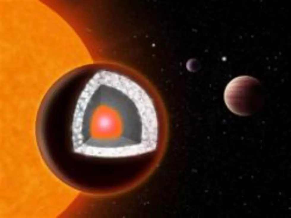 Diamond in the sky? Astronomers discover planet larger than Earth made up largely of diamond