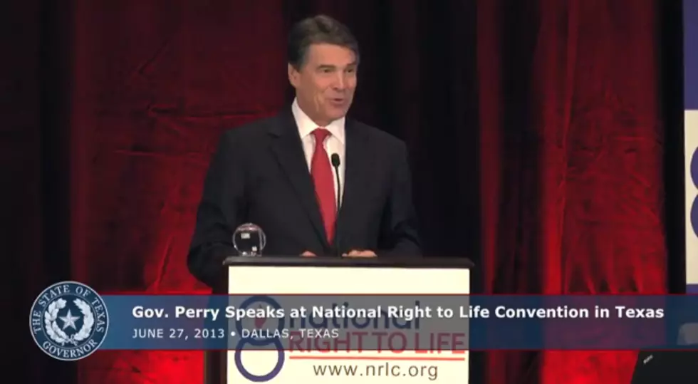 Governor Rick Perry And Filibuster Star Wendy Davis Clash Over Texas Abortions