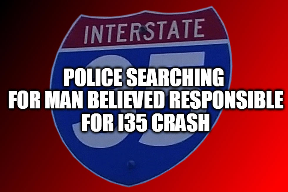 Police Say Man Fled After Causing 4-Car Crash on I35