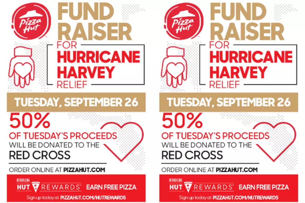 Pizza Hut Giving Back For Hurricane Harvey