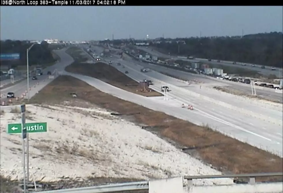 Northbound I-35 Traffic Moving at a Crawl Friday Afternoon