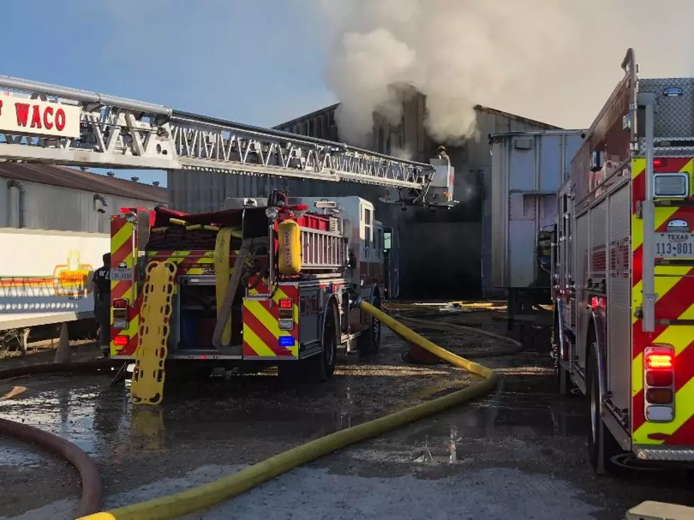 Waco Warehouse Up in Flames Friday Morning