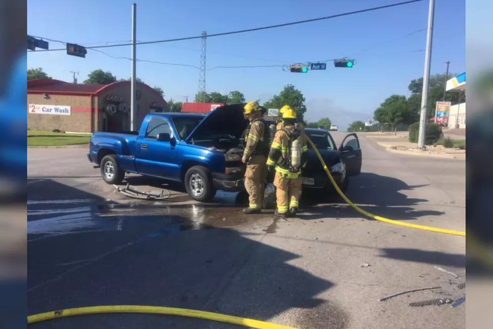 Crash at Avenue H and South 1st in Temple Sparks Engine Fire