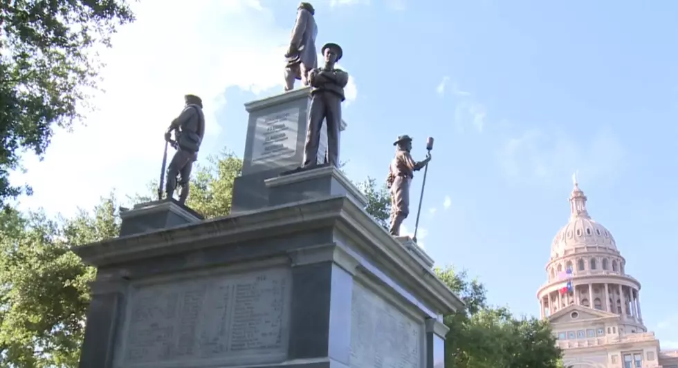 Confederate Monument at Texas Capitol Vandalized