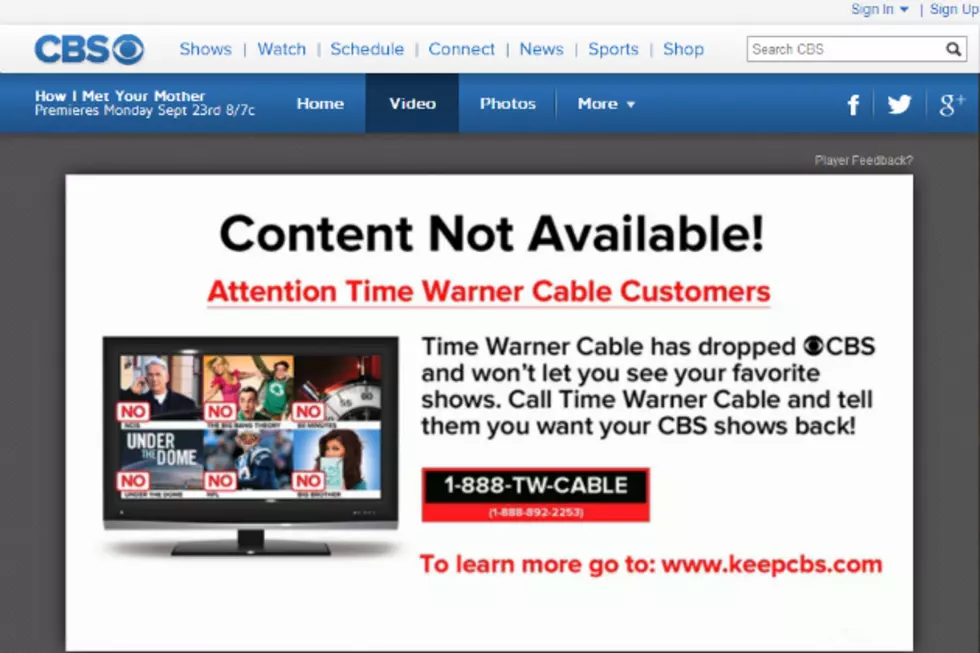 Time Warner Cable/CBS Blackout Affects Central Texas