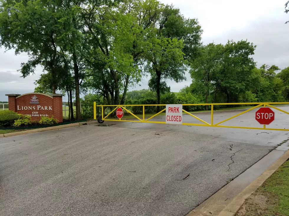 Temple- Be Careful! Lions Park in Temple closed due to Wastewater Overflow Public Notice