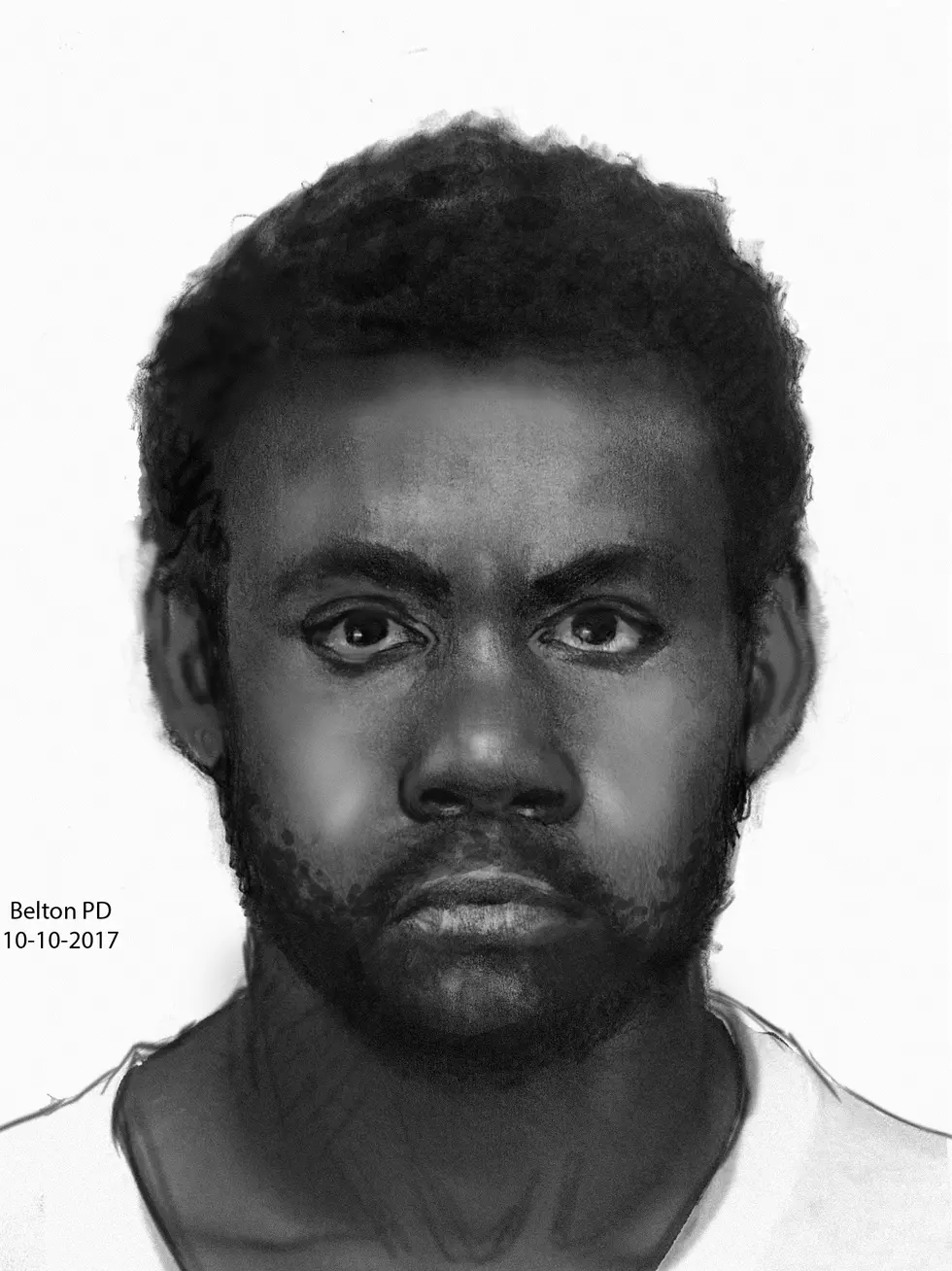Have You Seen This Man? Belton Police Release Sketch Of Suspect In Fatal Shooting