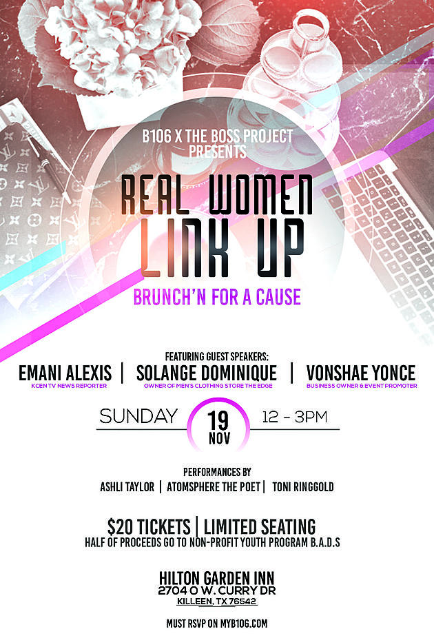 B106 x The Boss Project Presents &#8220;Real Women Link Up&#8221; Brunch Edition