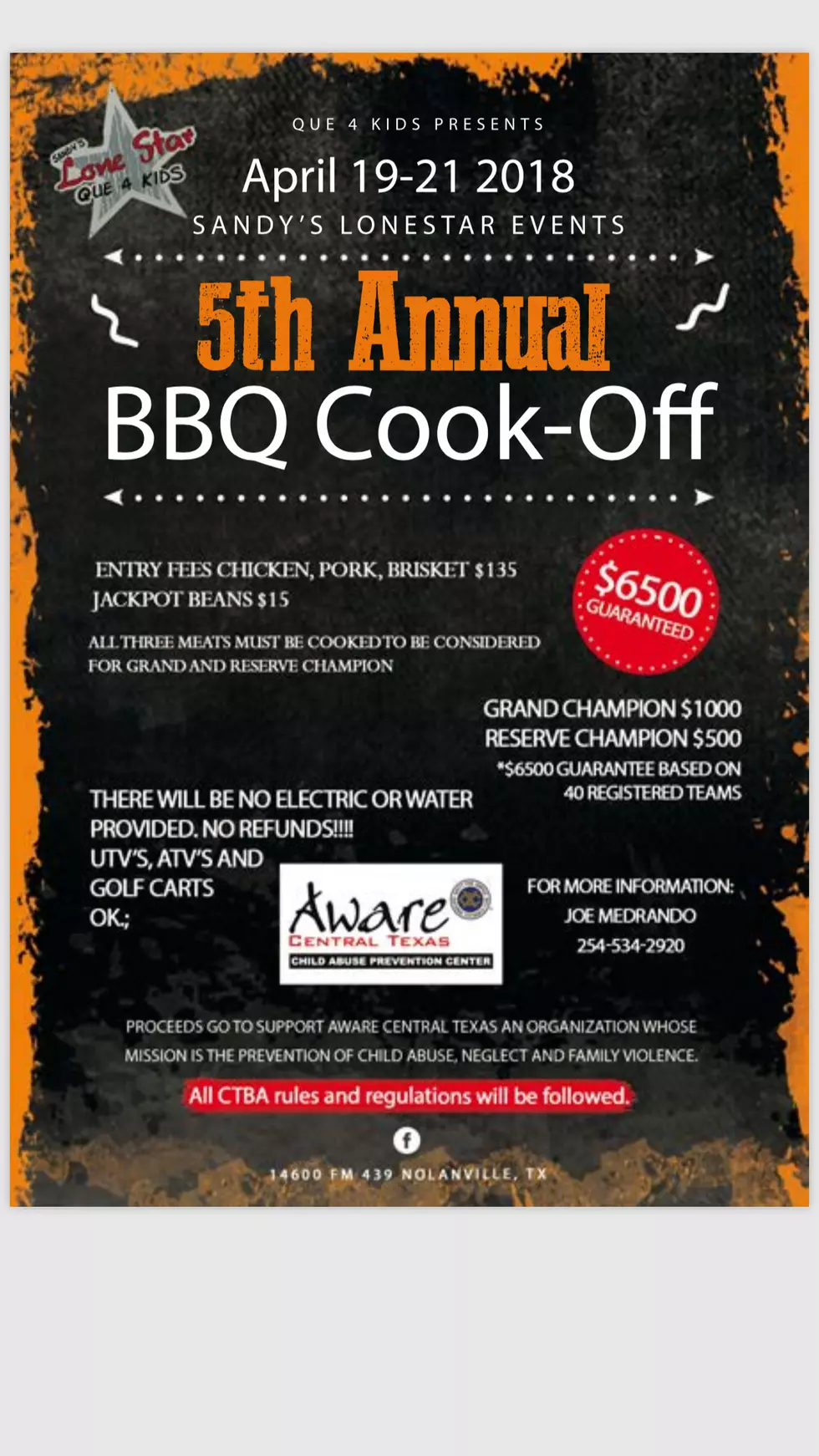 Calling All Grill Masters For The 5th Annual BBQ Cook-Off