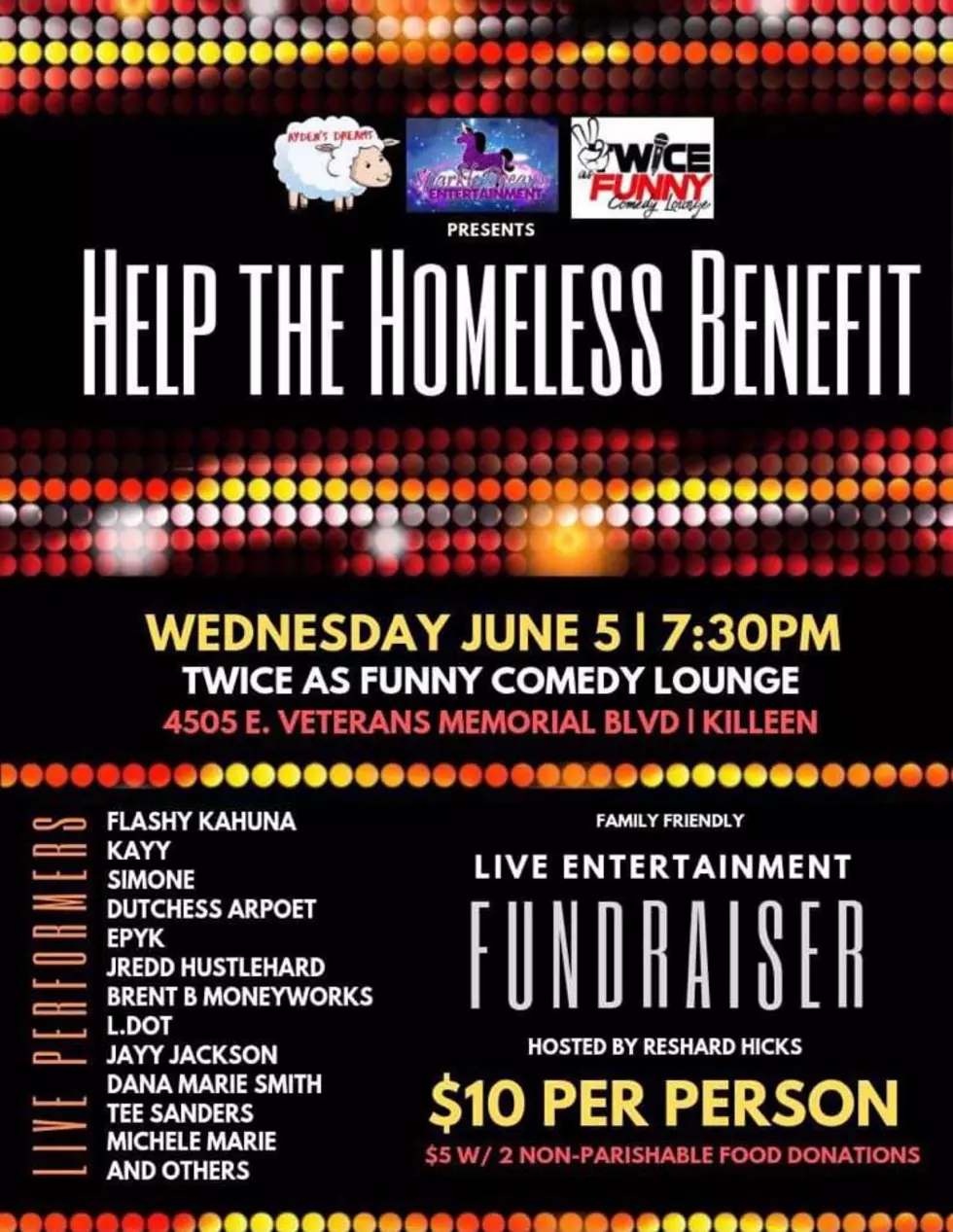 Help The Homeless Benefit Show In Killeen