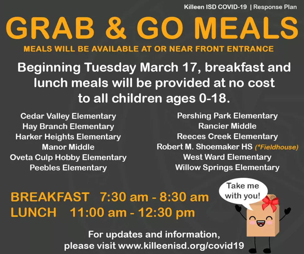 KISD Is Offering FREE Grab and Go Meals
