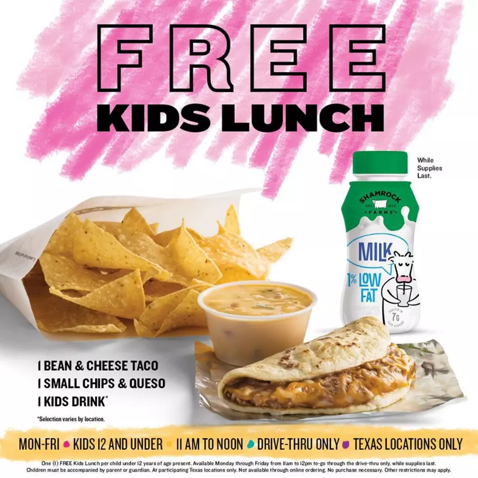 Taco Cabana Is Providing Free Meal To Children All Summer